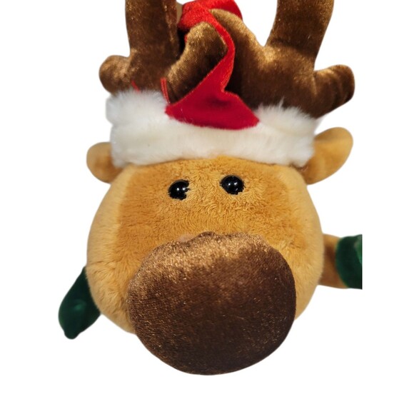 13" Dan Dee Animated Moose Jingle Dance Sing Lights Jingle Bells Christmas Plush - Picture 3 of 8